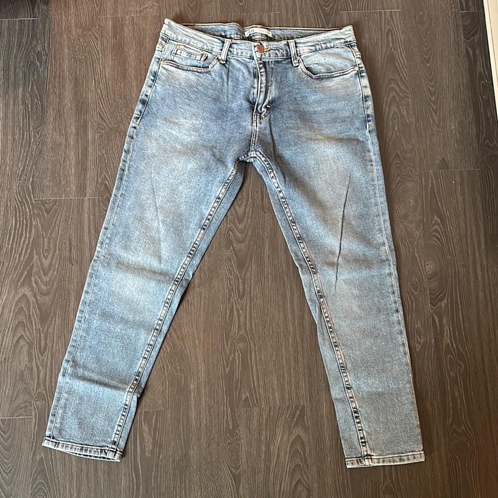 Zara Slim Stretch Distressed Jean